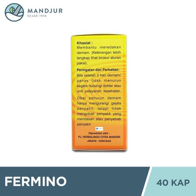 Sehatterusya- Fermino (Kapsul Ekstrak Cacing Tanah) 40 Kapsul - Obat Demam