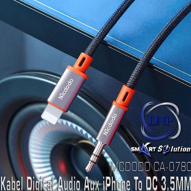 Jdg- Mcdodo Ca-0780 Kabel Aux Iphone To Dc 3.5Mm Premium Audio Stereo
