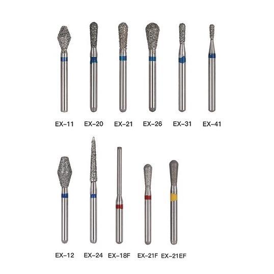 mata bor gigi dental burs highspeed diamond extra shape