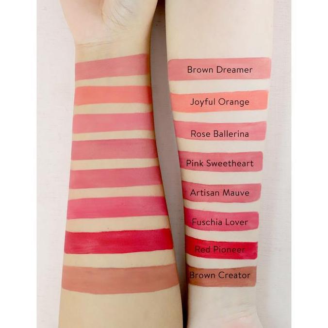 Lansungkirim- (Warna Baru 09-14) Wardah Colorfit Velvet Matte Lip Mousse 4Gr Lipstick Gloss