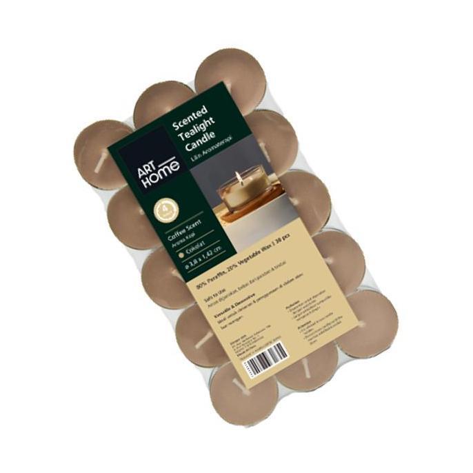 AZKO Arthome Lilin Aromaterapi Tealight 4 Hours - Coffee