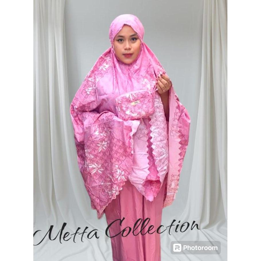 Mukena Katun Dewasa Premium Jumbo Mukena Travel Free Sajadah Mini