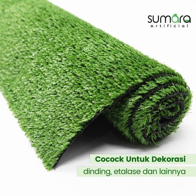 Rumput sintetis golf 1 cm Karpet Rumput Sintetis Dekorasi Hijau