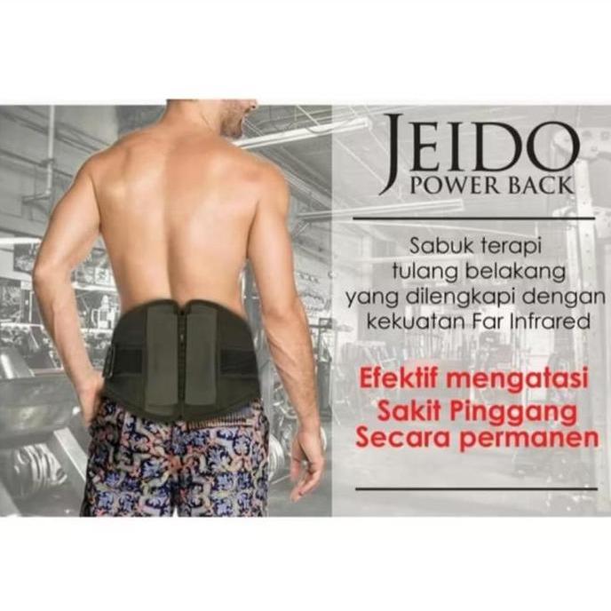 Whynottt- Korset Jeido Power Back Terapi Pinggang Dengan Bio Magnetic Dan Horizontal Pressure Techno