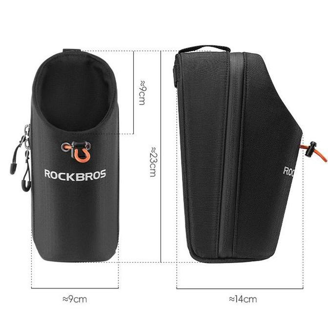 Rockbros P002 Tas Stang Depan Botol Sepeda Lipat Seli Bottle Bag Kualitas Terbaik Harga Termurah