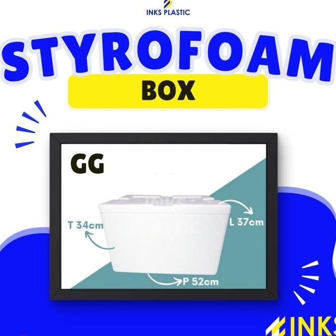 Orgnzr- Styrofoam Box Gg Khusus Gosend Bandung