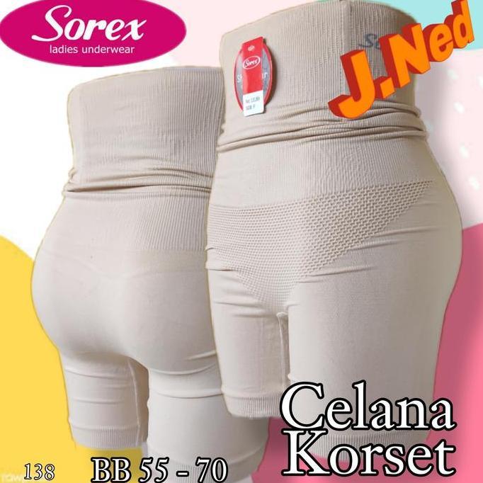 Yuksist- J138 Sorex Celana Korset Wanita, Cd Korset Sorex All Size (Bb 50 - 70)