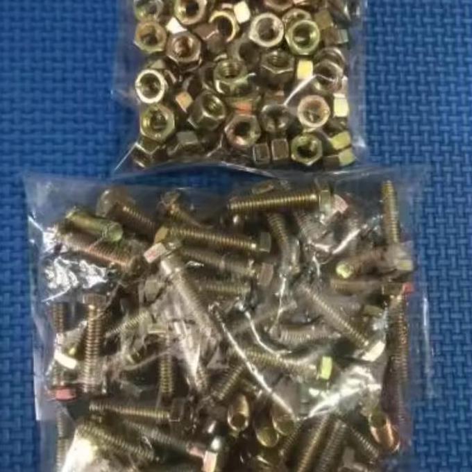 Yukbisa- Baut 10 + Mur (6Mm) X 3 Cm