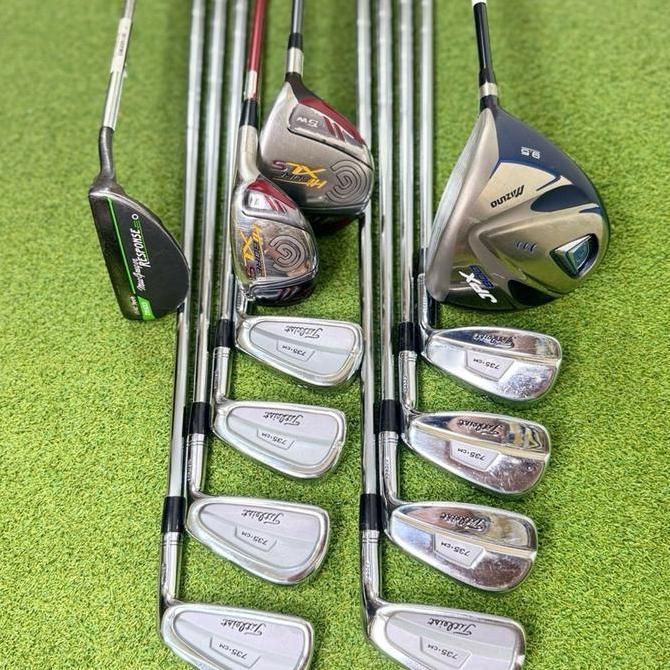 Stick Golf Man Titleis 735MC Shaft Steel Flek Stiff Set Stick Golf Second Orinal Fullset Bag