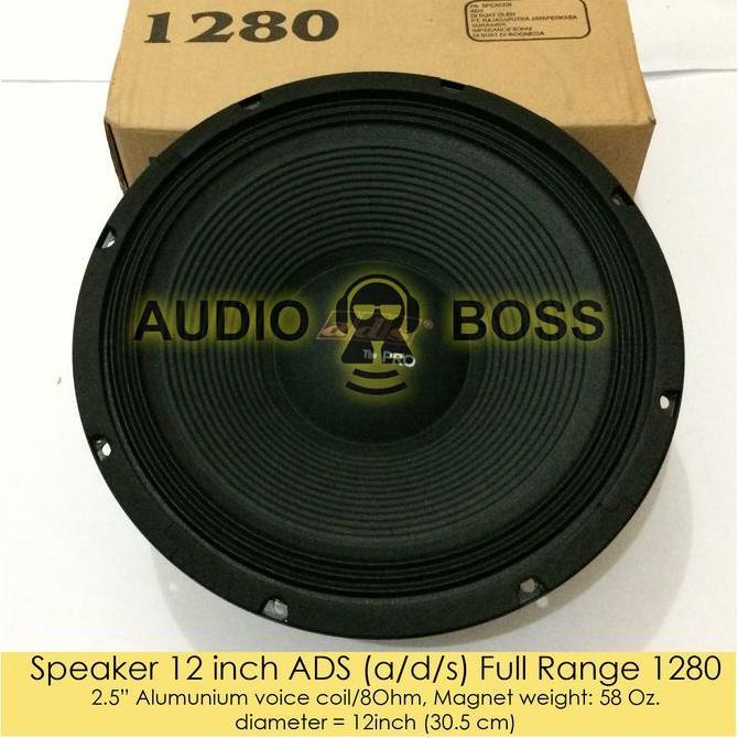 Speaker ADS Full Range 12 inch 1280 - Speaker ADS 12" Full Range 1280 terlaris