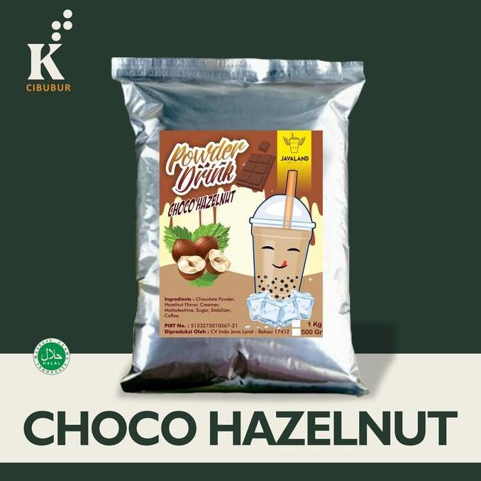 Javaland Choco Hazelnut & Hazelnut Bubuk Minuman Kiloan Powder Coklat Manis 1Kg Original Halal MUI C