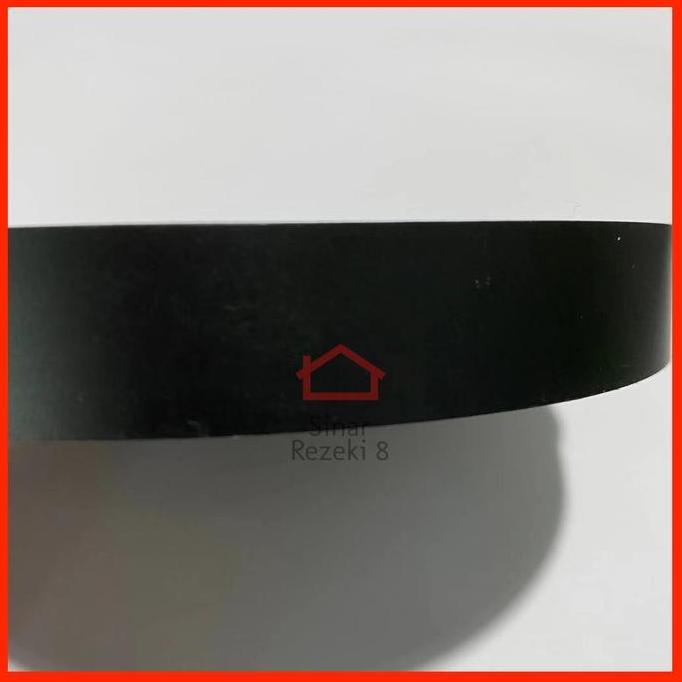 Yukbisa- 20 Mm Edging Hitam / Vinil Vynil Dof Dop Pvc Edging Taco Plimir Roll Anyaman Pagar Pager