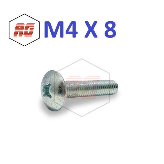 Yukbisa- Baut Jt Truss Head Galvanis M4 X 8