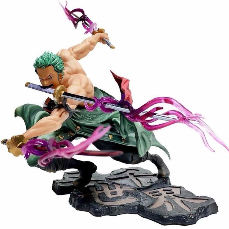 (High Quality) Action Figure One Piece Zoro 3000 Worlds POP MAX