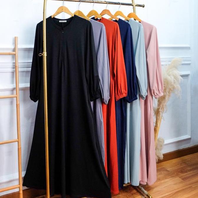 JV Hasanah Gamis Payung Kaos Rayon Busui - Alia Rayon Akira