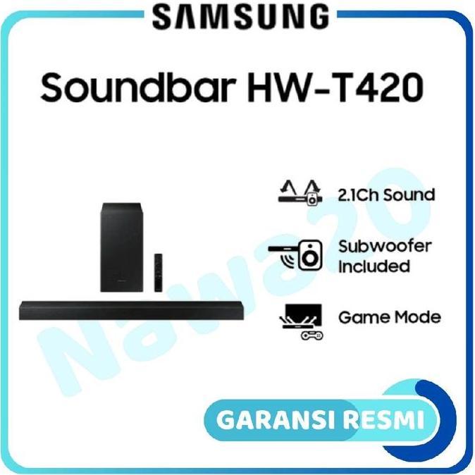SAMSUNG SOUNDBAR HWT420 HW T420 HW-T420 ORIGINAL terlaris