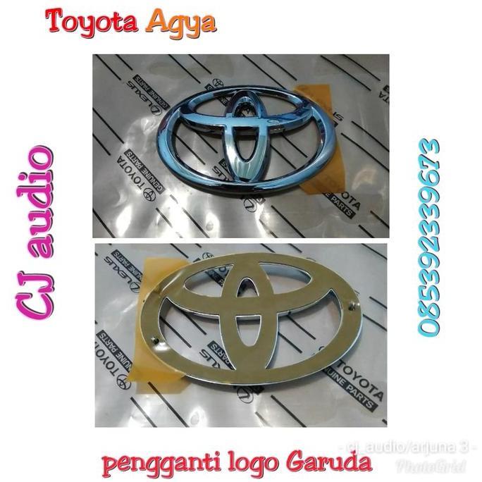 Emblem Agya-Emblem Logo Toyota Agya Depan-Original Harga Khusus