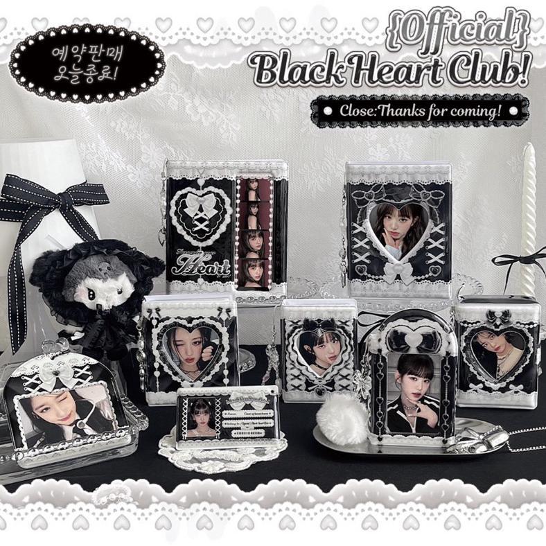 [GRY] READY - OURMOTIF KR Our Motif Black Heart Club Princess Collect Book Photocard Album 4 Cut Y2K