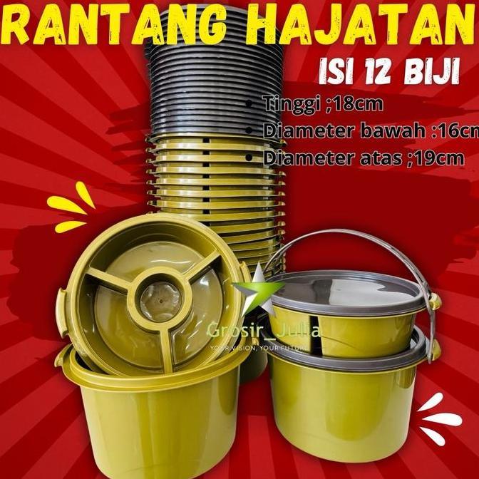 (Isi 12biji) Rantang Hajatan 2 susun Piknik Idola Tasyakuran Berkatan Serbaguna Tempat Lauk Kitchenw