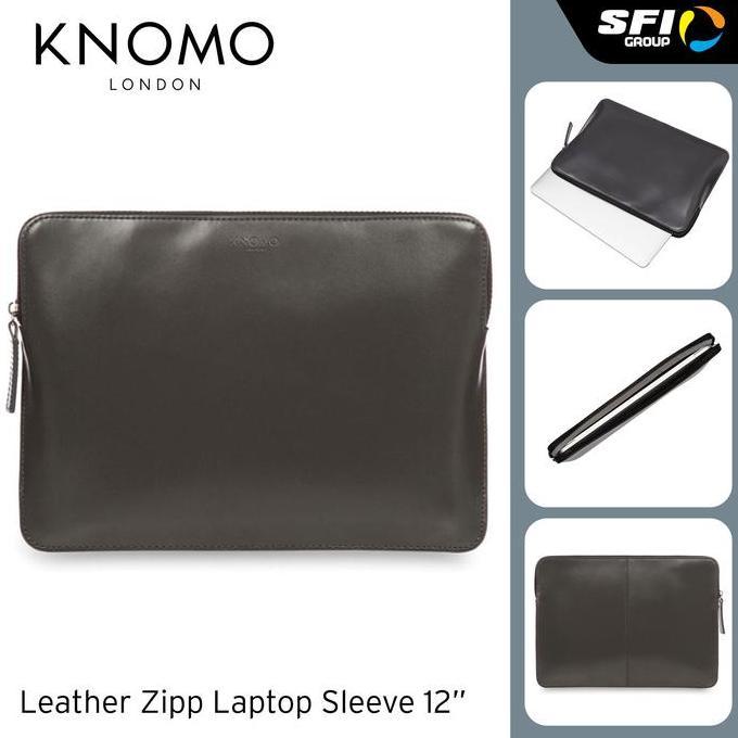 KNOMO SLEEVE LAPTOP 12 INCH BARBICAN - BLACK | Sleeve MacBook |  Laptop sleeve case | Macbook sleeve