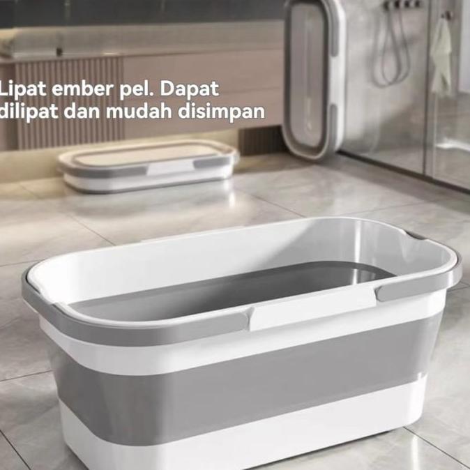 Highline Baskom Lipat Ember Plastik Lipat Silikon Baskom Baskom Lipat Multifungsi