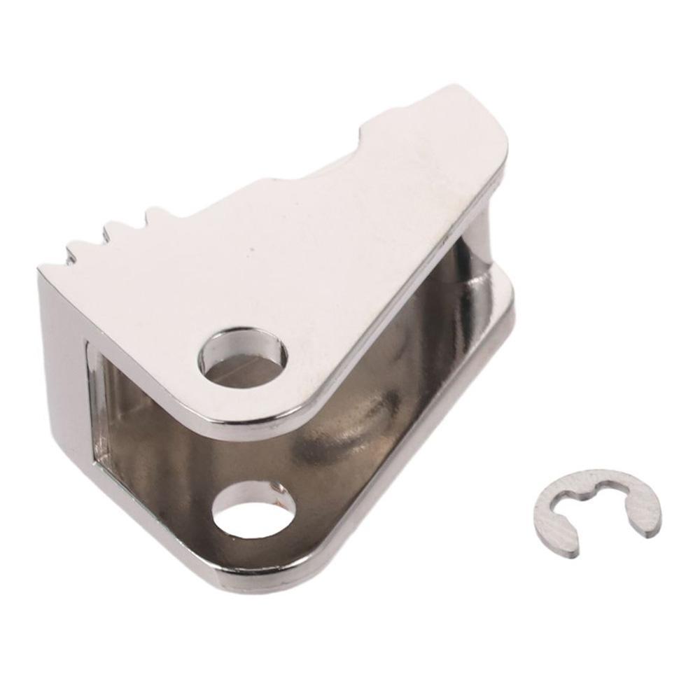 Tahan Lama Stainless Steel Ditingkatkan Eksterior Perak 3.4x1.6x2.4cm Pegangan Pintu 1042845-00-B Un