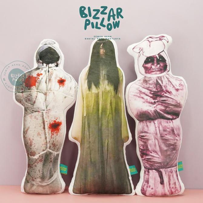 Bantal Custom Hantu Pocong