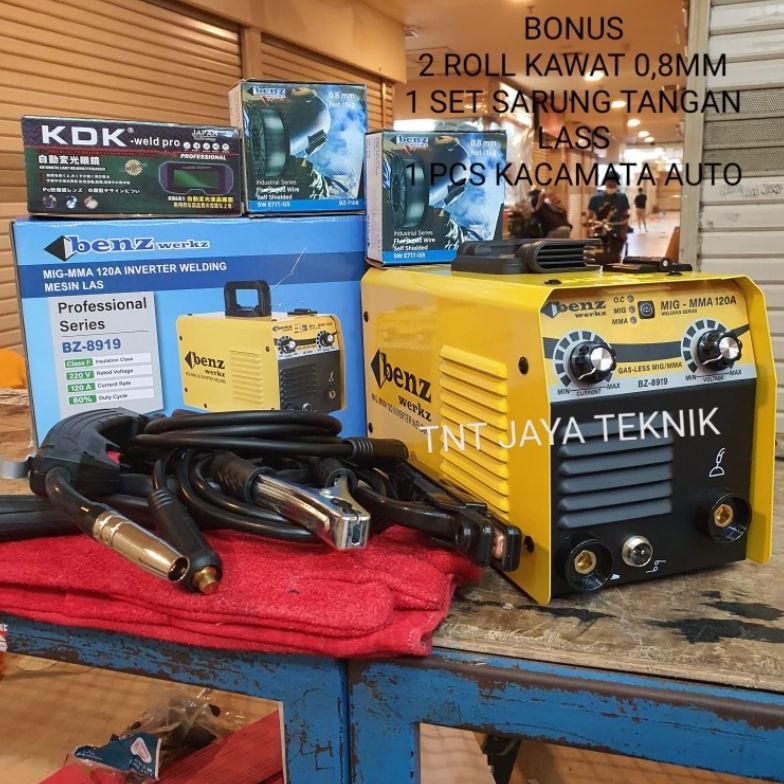 MESIN LAS BENZ MIG 120 BZ 8919 / TRAVO LAS INVERTER BENZ MIG MAG 120A / MESIN LAS MIG 120 BENZ