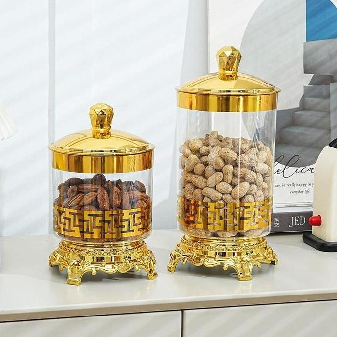 Toples Kerupuk 3 Pcs/ Set Mewah Topels Besar Aesthetic/Toples Set Toples Jumbo Toples Kedap Udara To