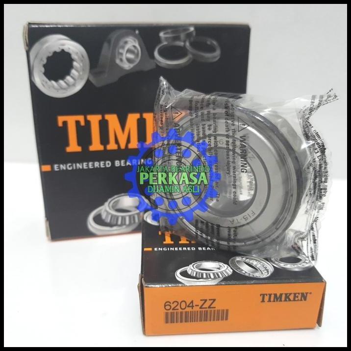 TERBARU BEARING 6204 ZZ / 6204ZZ / 6204 2Z C3 TIMKEN ASLI 