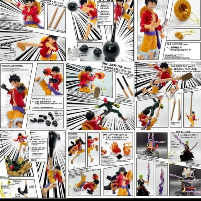 accessories buat shf luffy - one piece