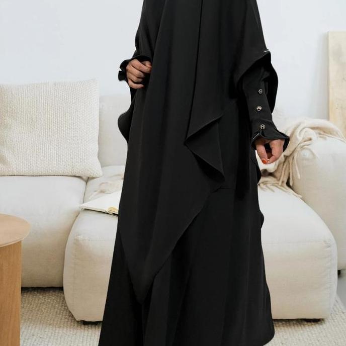 Ameena Gamis bahan Mina original Sultan/ Hanya Gamis Saja