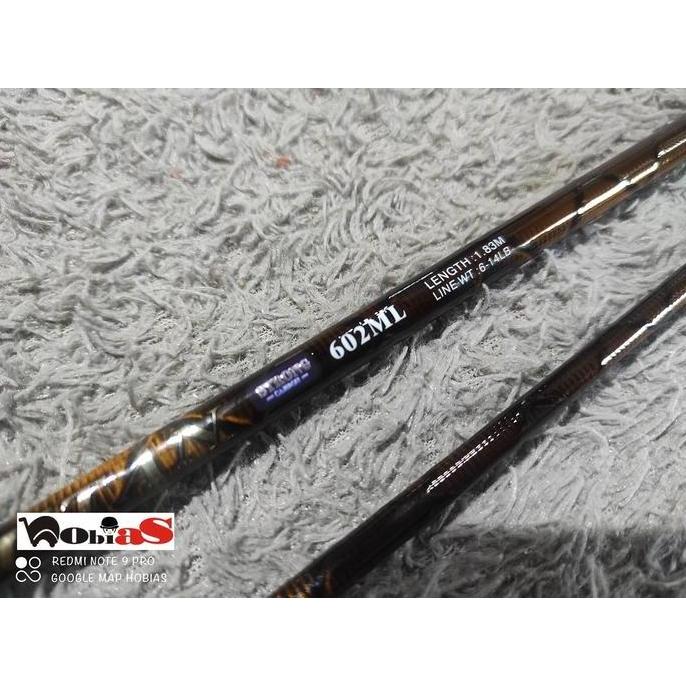 Blank Bahan  2 section 602 ML Joran Pancing Carbon Hollow OGAWA MUTAN