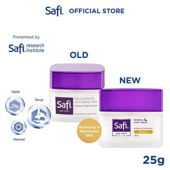 Kirimyaa- Safi - Age Defy - Renewal Night Cream - Cream Malam