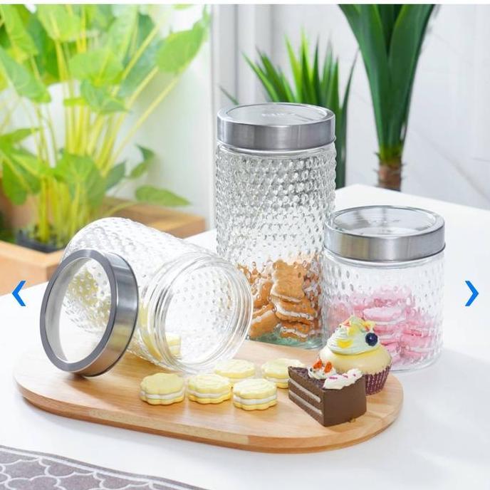 Bisakok- Krishome Set Toples Kaca 3 Pcs