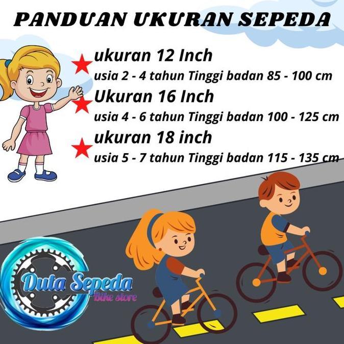 Cycle- Sepeda Anak Sepeda Anak Perempua Tk Sampai Sd Sepeda Mini Sepeda Keranjang