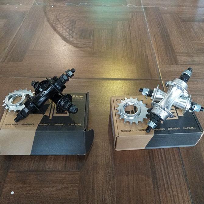 Hub OXO bearing 36h fixie sepasang free cogset 17t