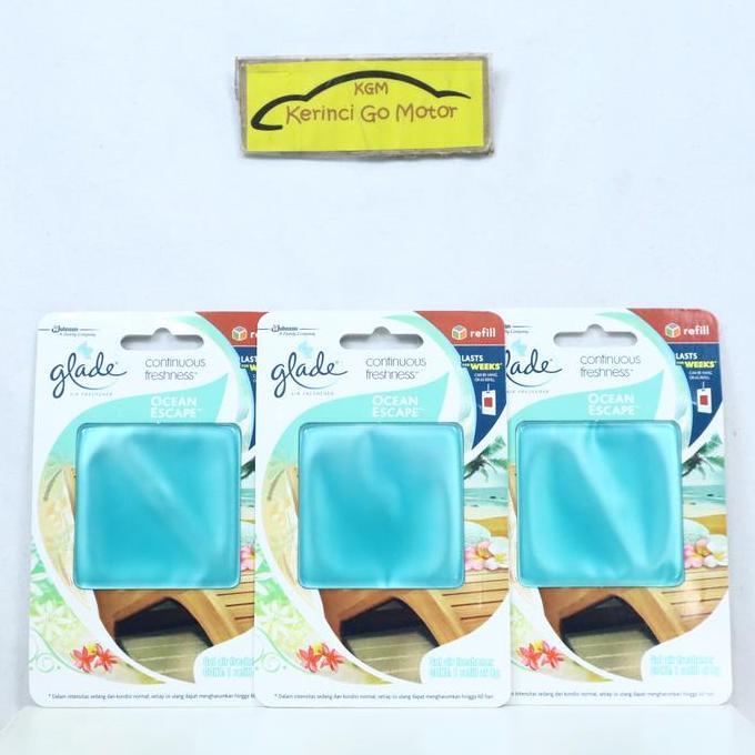 Integra- Parfum Mobil Glade Continuous Ocean Escape Refill - Pewangi Mobil