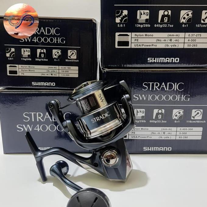 Shimano Stradic SW 2020 4000HG 8000HG 10000HG
