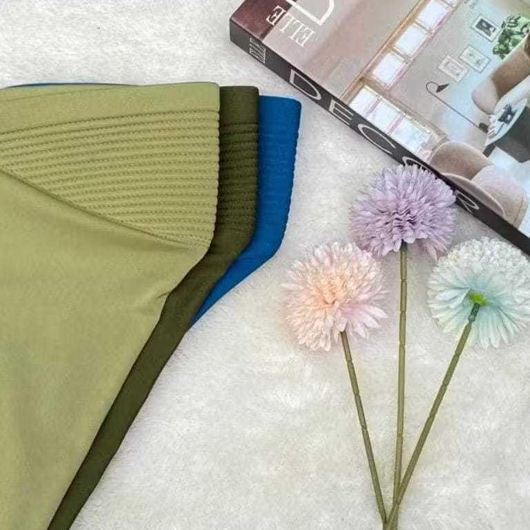 SUPER DEAL Bergo Pet Lebar/Hijab Sport Pet Tebal Besar Menutup Dada Ukuran M L XL/Hijab Bergo Jersey