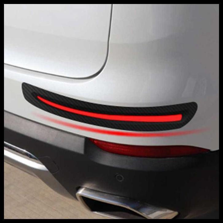 TERLARIS LIS BUMPER GUARD MOBIL ESPASS DAIHATSU CARBON LIS MERAH 