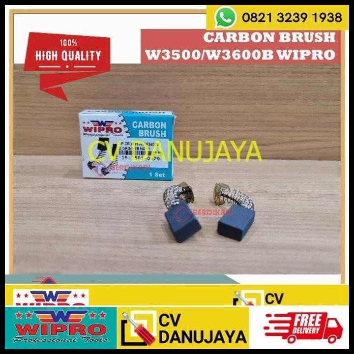 TERMURAH WIPRO CARBON BRUSH ARANG BROSTEL W3600 UNTUK MESIN GERINDA W3600B 