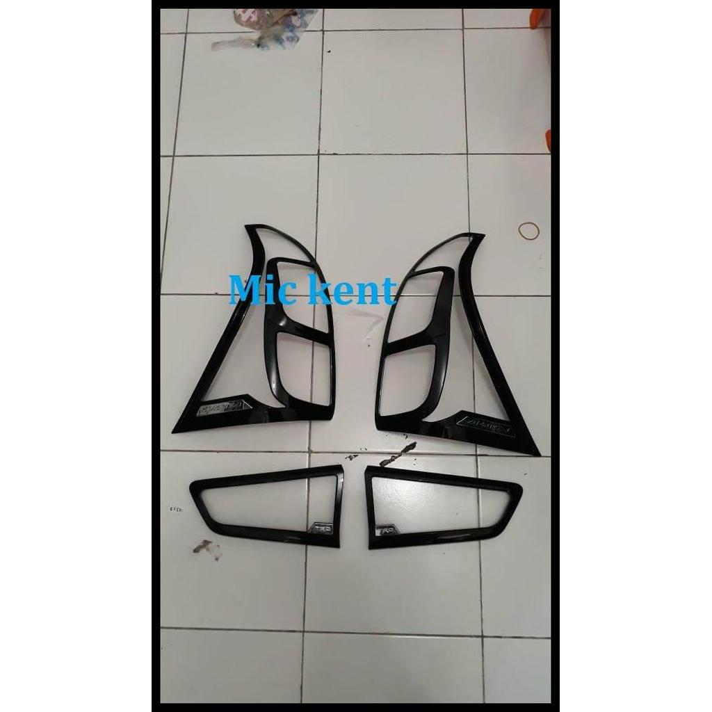TERMURAH GARNISH BELAKANG AVANZA 2015 - 2017 HITAM 