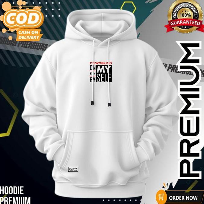 OOTD sweater aesthetic tebal hijau tosca tebaru fleece brand lokal bandung 2024 sablon my self brand