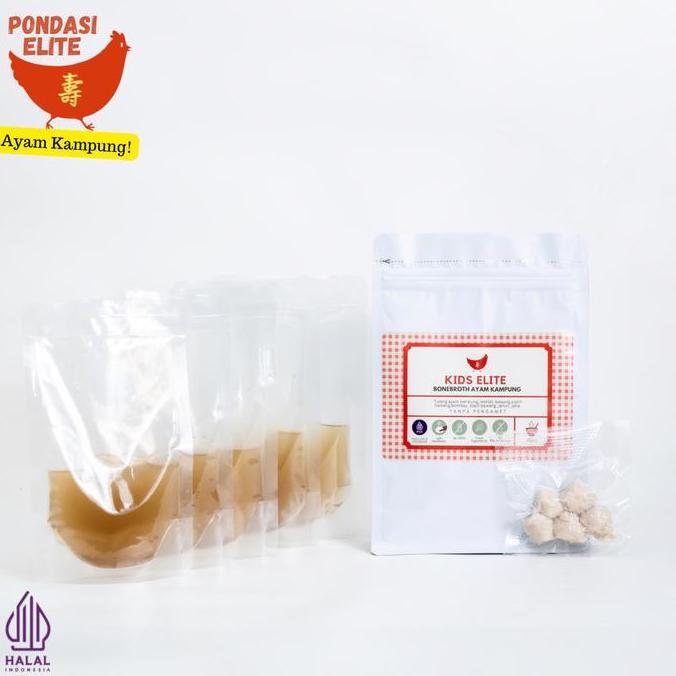 Bonebroth Bandung - Kaldu Ayam Kampung Untuk Anak - Kids Elite 5 x 85ml - Best Seller