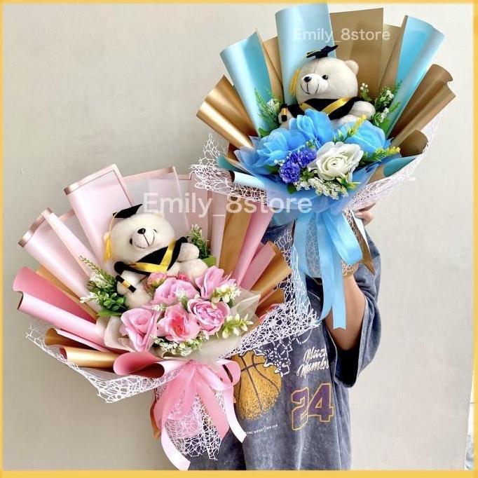 buket wisuda Bunga graduation bouquet bucket buket bunga wisuda buket wisuda anak cowok hadiah gradu
