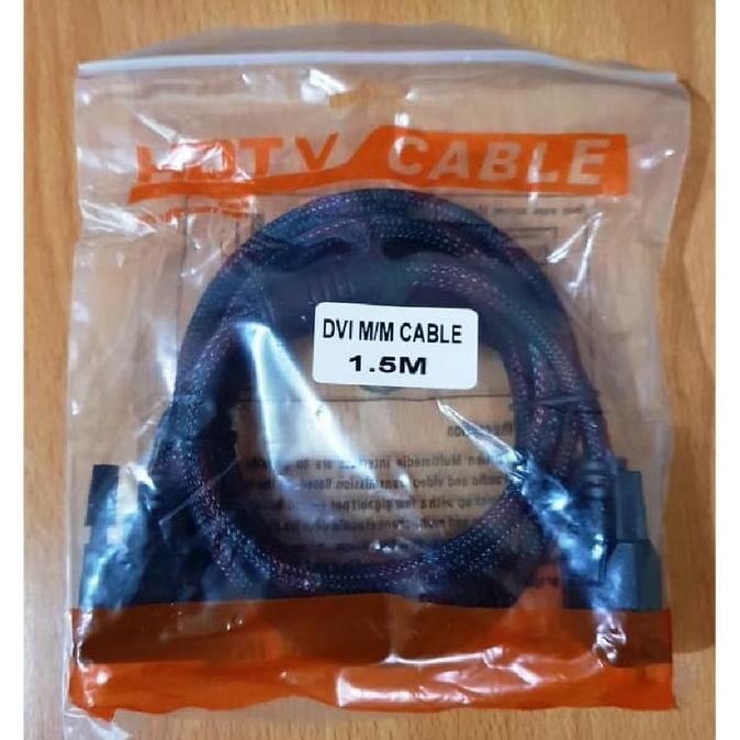 Wizard- Kabel Dvi D 24+1 To Dvi D 24+1 Panjang 1.5 Meter / Cable Dvi D 1.5M