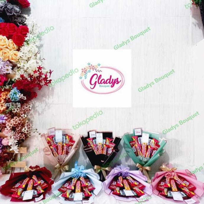 SMALL SNACK BOUQUET / BUKET COKLAT /BUKET MAKANAN / BUKET WISUDA MURAH CS