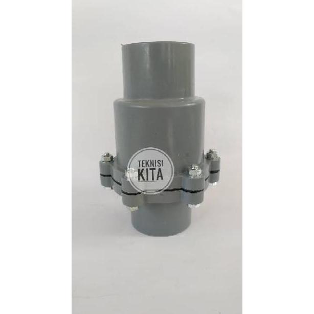 PVC 1.5" Check Valve King Da Jeng Taiwan One Way Cek Valve 1.5" inch inchi KDJ
