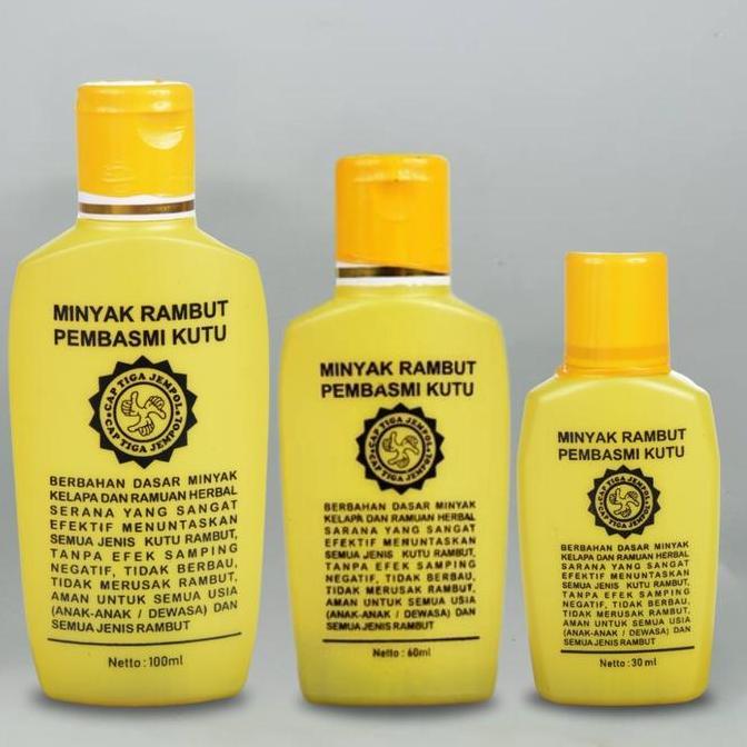 ( BELI 2 GRATIS 1 100 ML ) Minyak Sampo pembasmi kutu rambut Dan telur kutu Pao anti Tungau DEL
